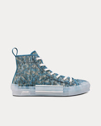B23 Blue Dior Oblique Parley Ocean Plastic® High Top Sneakers