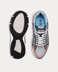 B30 Gray Mesh with Silver-Tone and Deep Gray Technical Fabric Low Top Sneakers