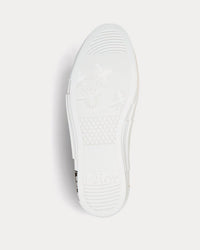 B23 White Canvas with AsteroDior Signature High Top Sneakers