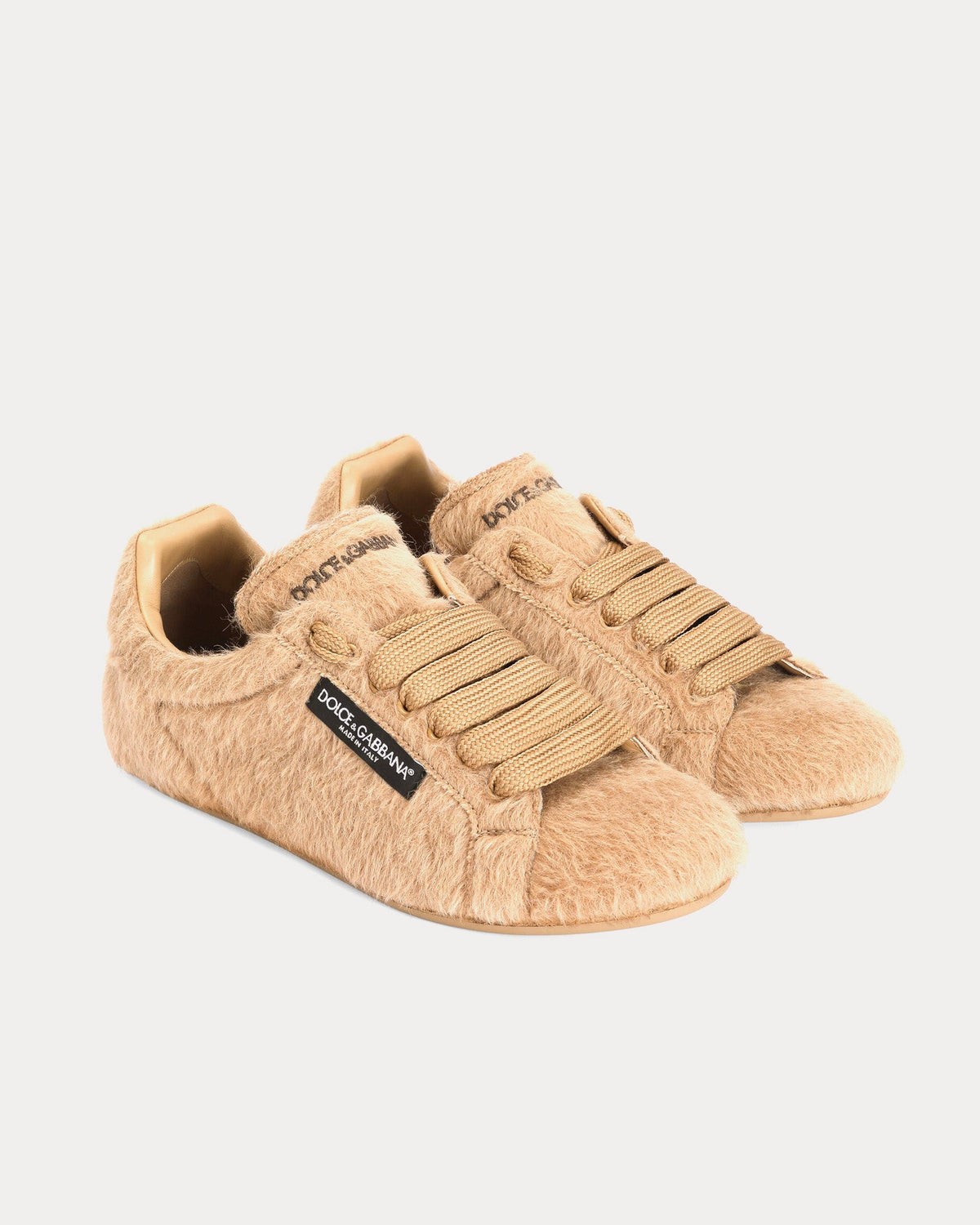 Portofino Soft Alpaca Beige Low Top Sneakers