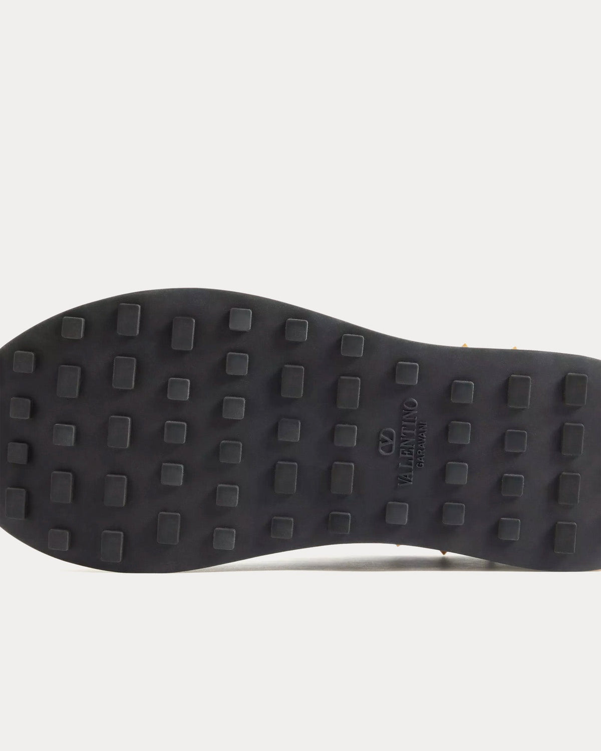 Stud Up Leather & Nylon Black Low Top Sneakers