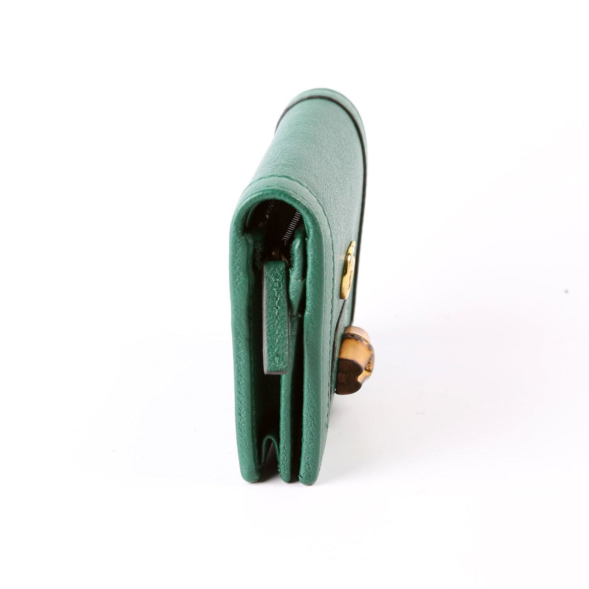 658244 Diana Card Case Wallet Green - Crown & Consign