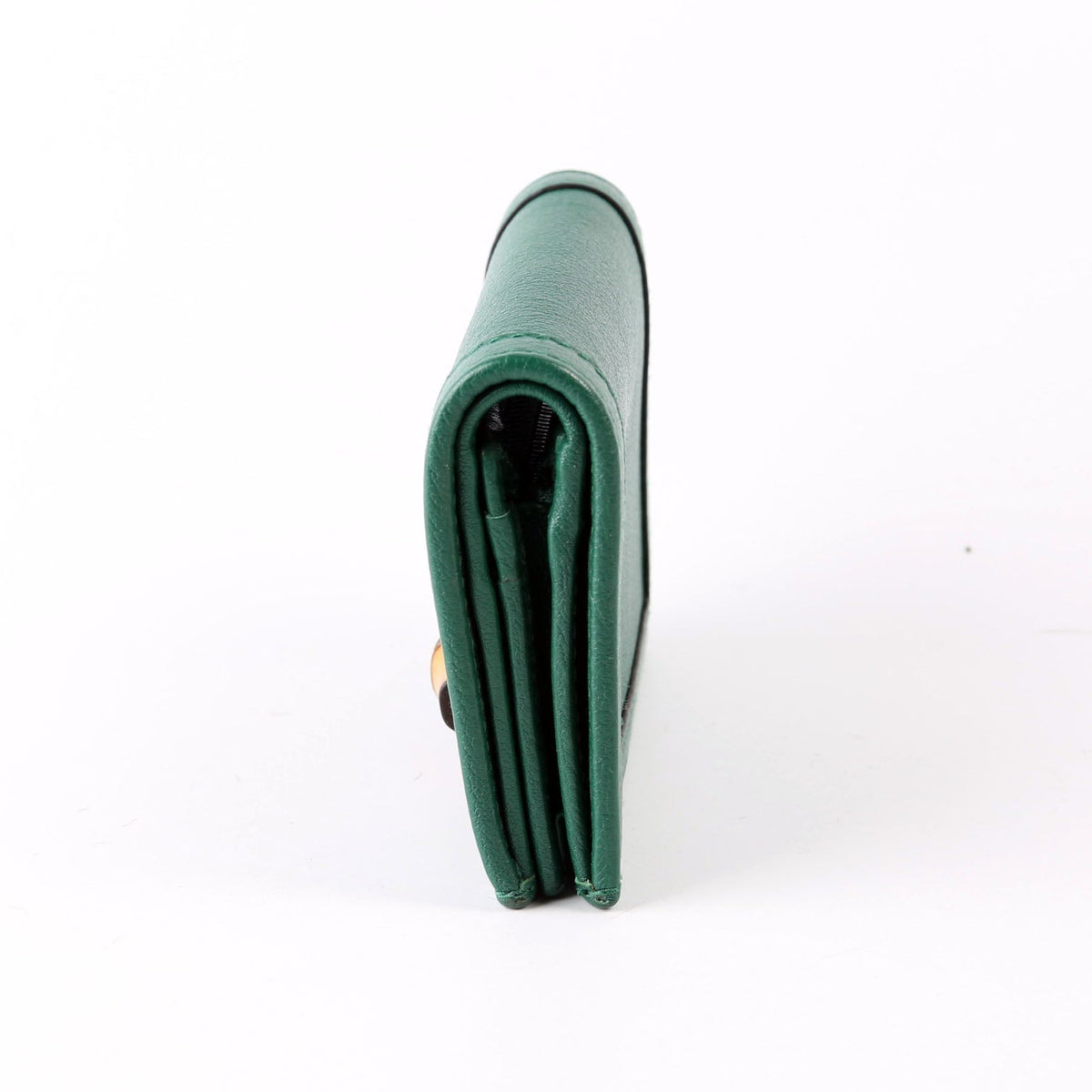 658244 Diana Card Case Wallet Green - Crown & Consign