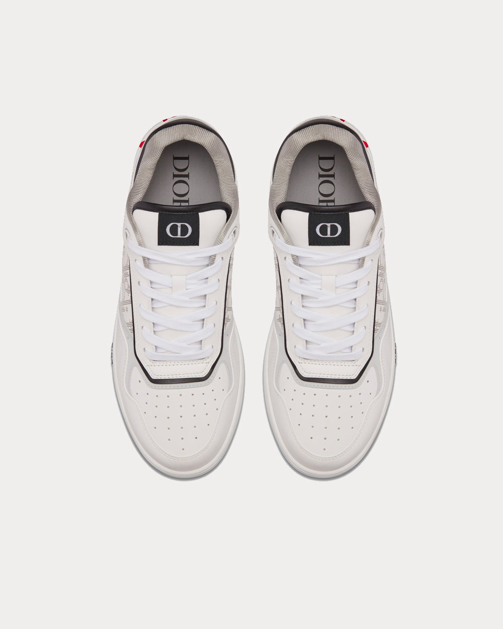 B27 DIOR AND SHAWN Signature White Low Top Sneakers