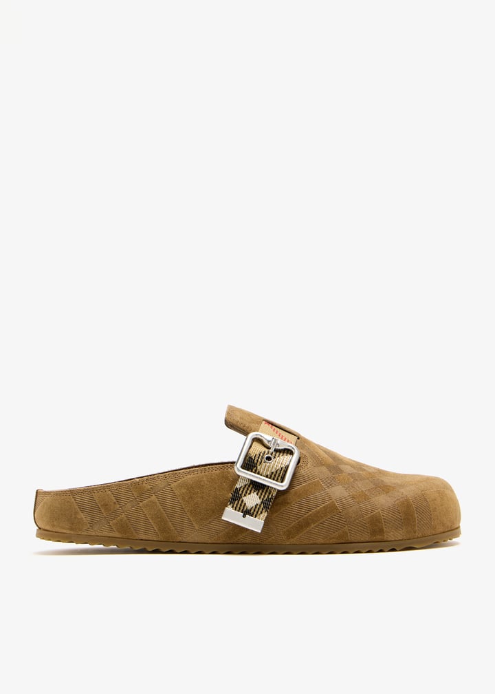 Classic Check Pattern Urchin Clogs
