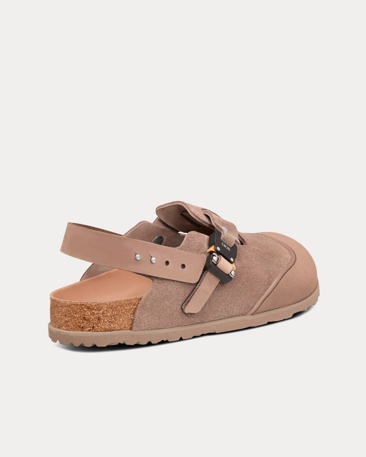 Tokio Mule Brown Nubuck Calfskin Slip Ons