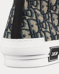 B23 Dior Oblique Jacquard Beige / Black High Top Sneakers