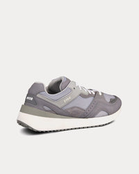 B29 Gray Technical Mesh, Suede and Smooth Calfskin Low Top Sneakers