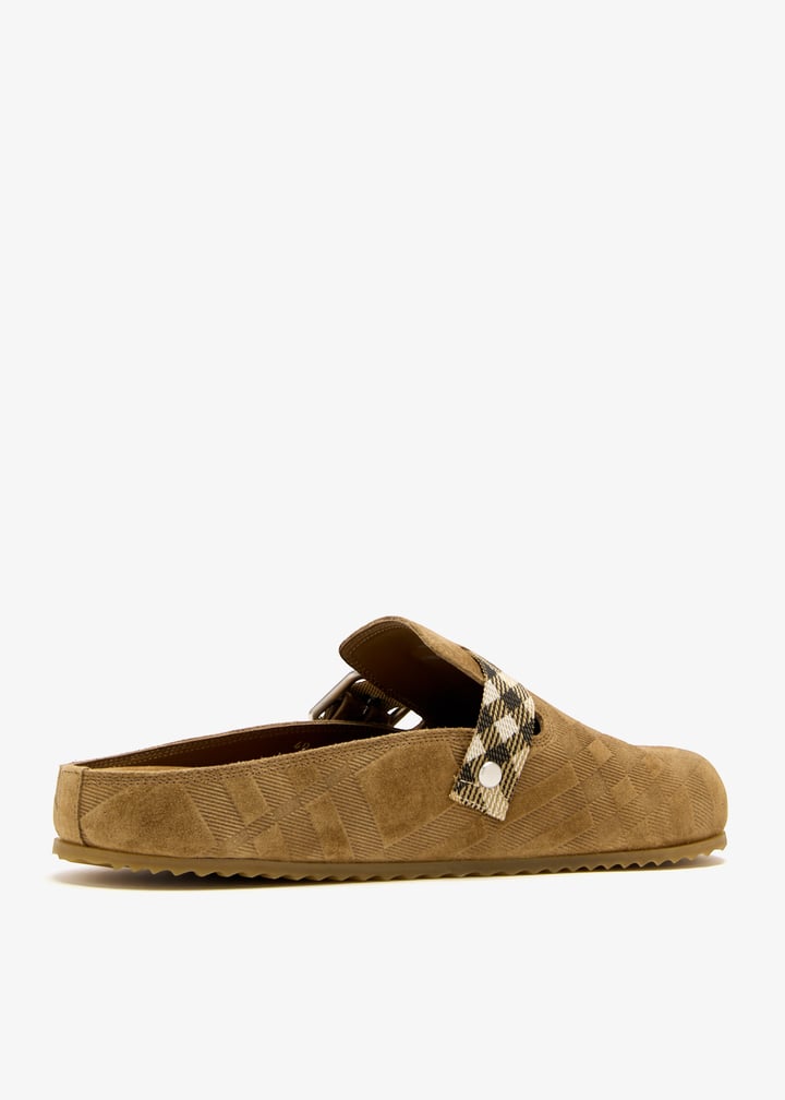 Classic Check Pattern Urchin Clogs