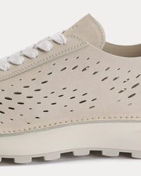 Squash Suede Cream Low Top Sneakers