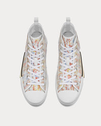 B23 Multicolor Dior Oblique Canvas High Top Sneakers