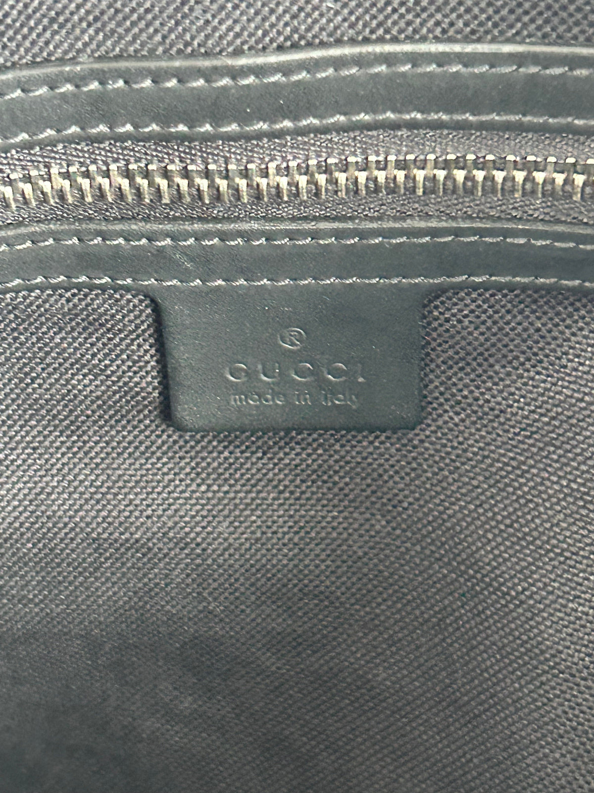 Black GG Monogram Large Duffel Bag