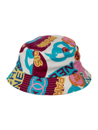 Chanel 2023 CC Printed Bucket Hat