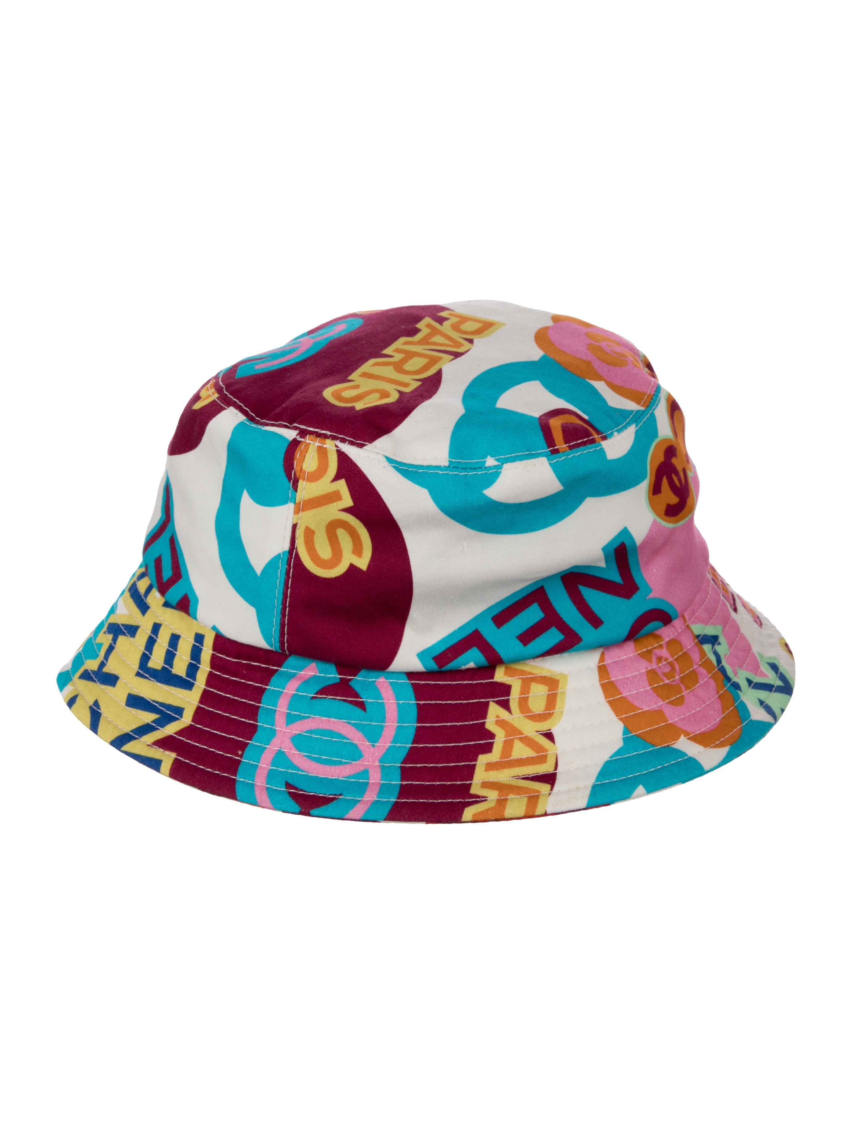 Chanel 2023 CC Printed Bucket Hat