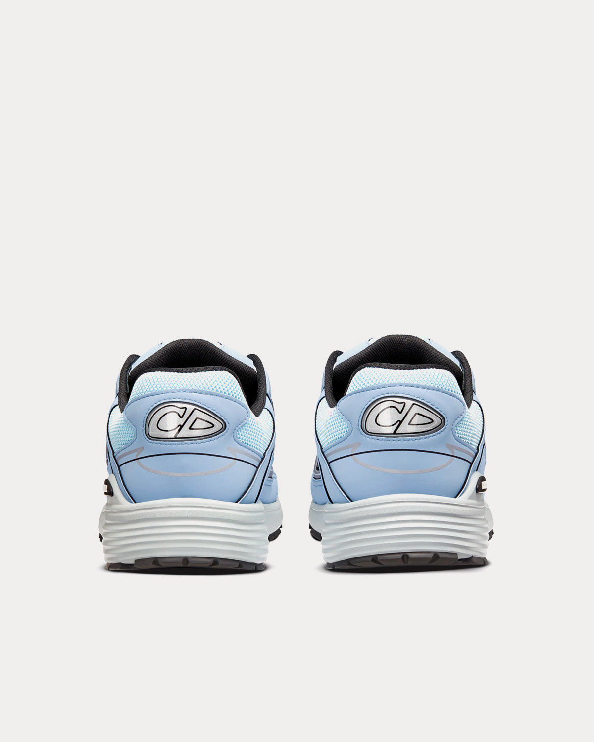 B30 Mesh & Technical Fabric Blue Low Top Sneakers