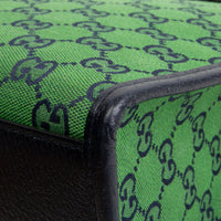 GG Canvas Interlocking G Tote Bag - Green