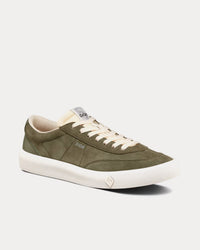 B101 Nubuck Calfskin Khaki Low Top Sneakers