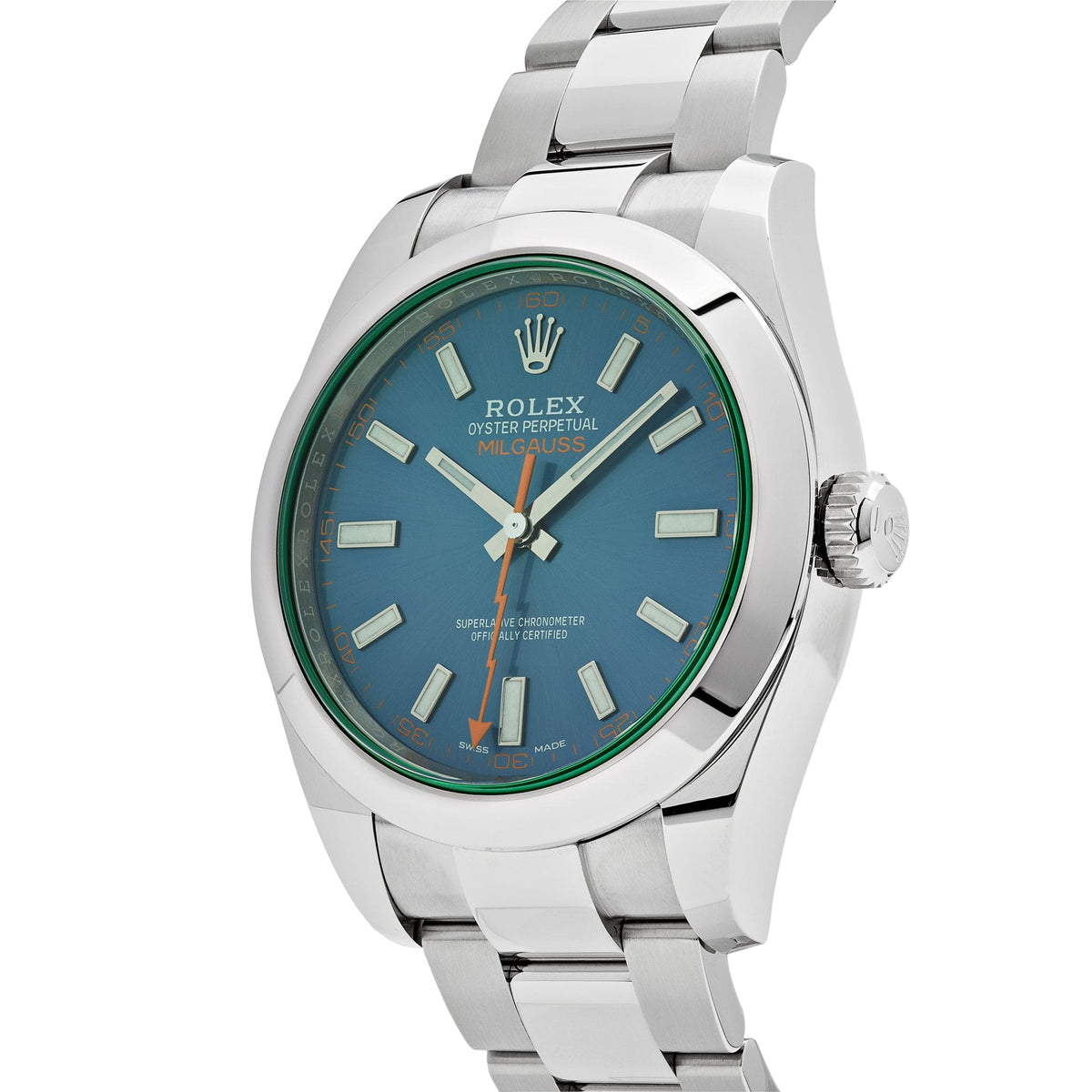 Rolex Milgauss 116400GV Stainless Steel Blue Dial (2021)