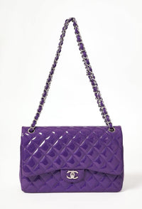 Chanel Patent Timeless Jumbo Flap Bag