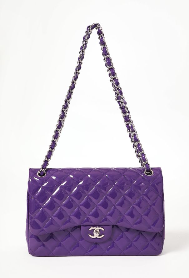 Chanel Patent Timeless Jumbo Flap Bag