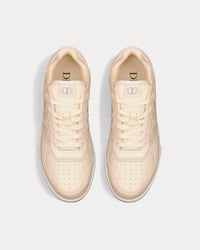 B27 Cream Patent Calfskin and Dior Oblique Gravity Leather Low Top Sneakers