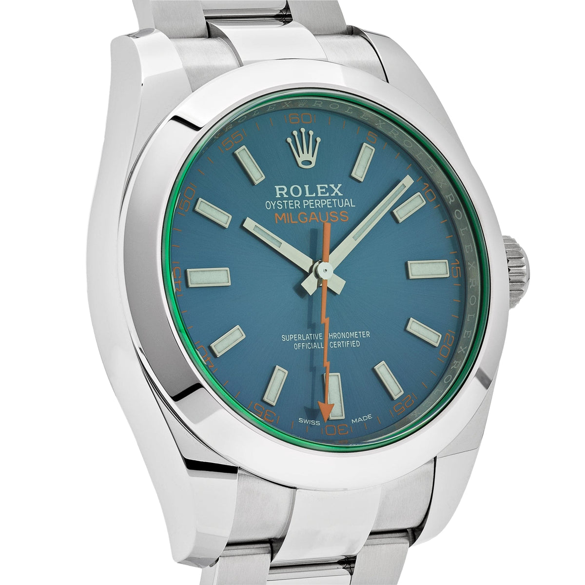 Rolex Milgauss 116400GV Stainless Steel Blue Dial (2021)