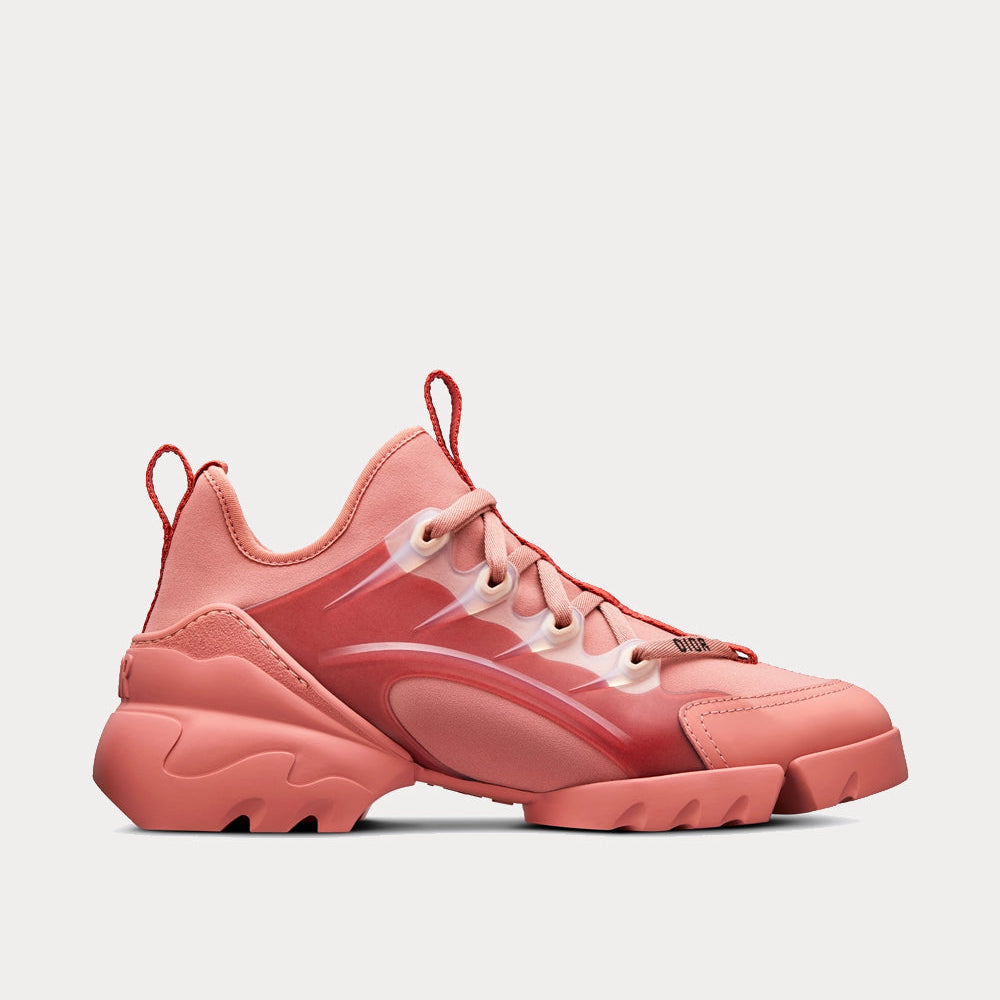 D-Connect Dark Nude Technical Fabric Low Top Sneakers