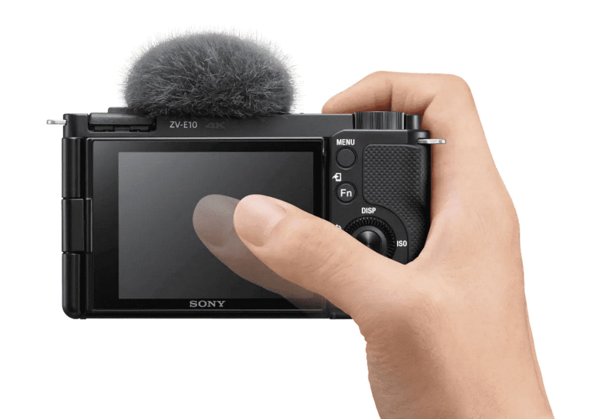 Sony ZV-E10 Mirrorless Vlogging Camera with 16-50mm Lens & 64GB Memory | New & Black | Imported Model | Sold without Manufacturer Warranty