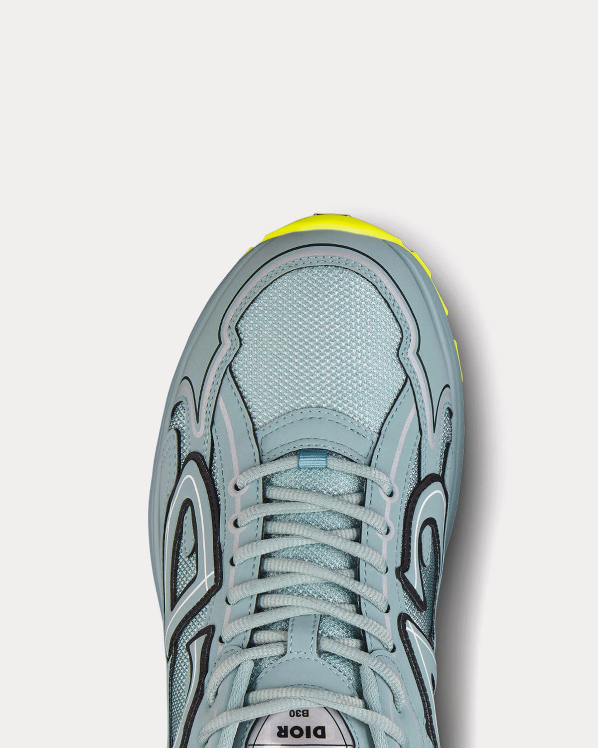 B30 Mesh & Technical Fabric Low Top Sneakers - Blue
