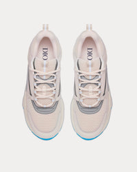 B22 Cream Technical Mesh and Smooth Calfskin Low Top Sneakers