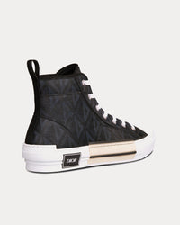 B23 Black CD Diamond Canvas High Top Sneakers