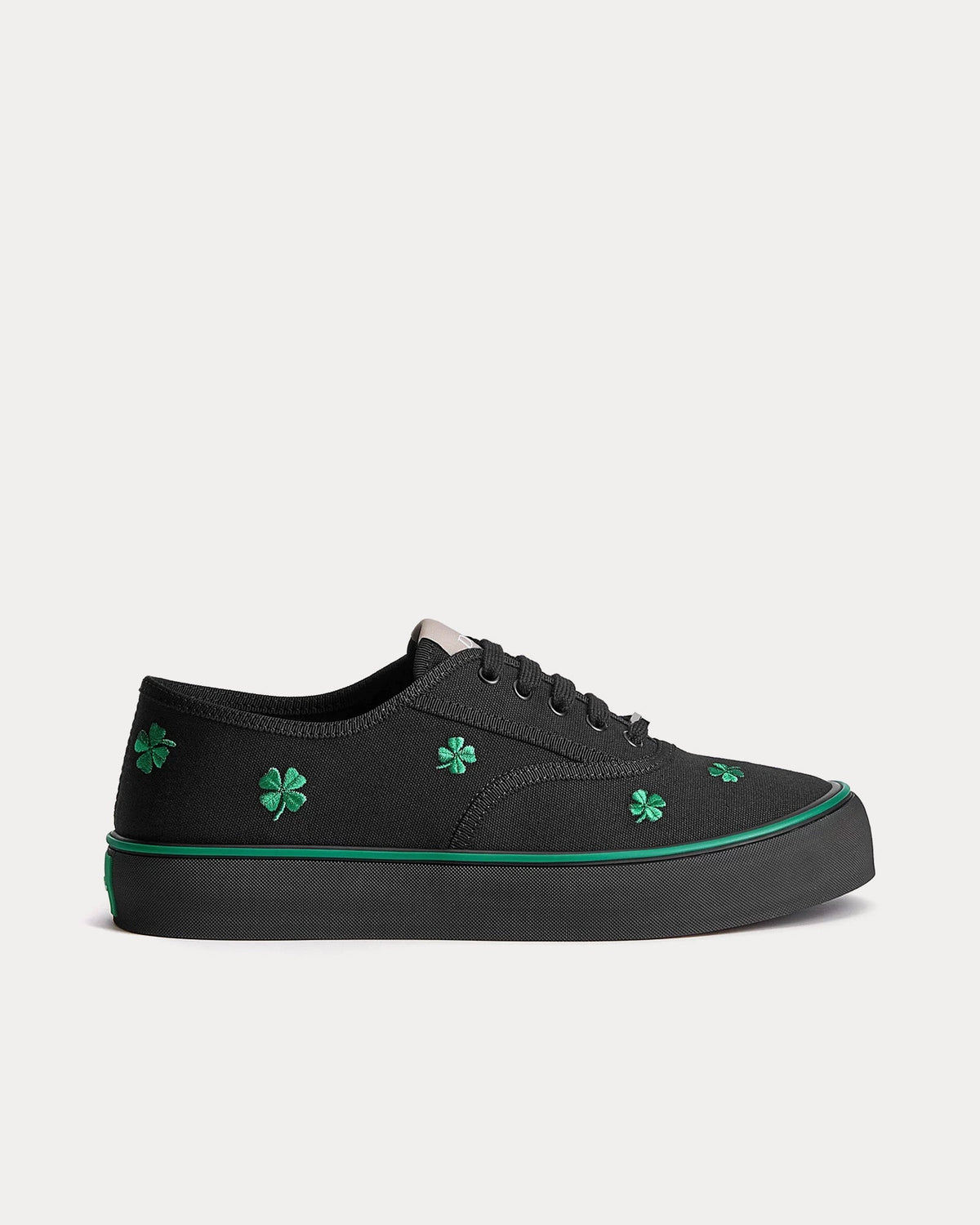 Saltwind Black / Green Low Top Sneakers