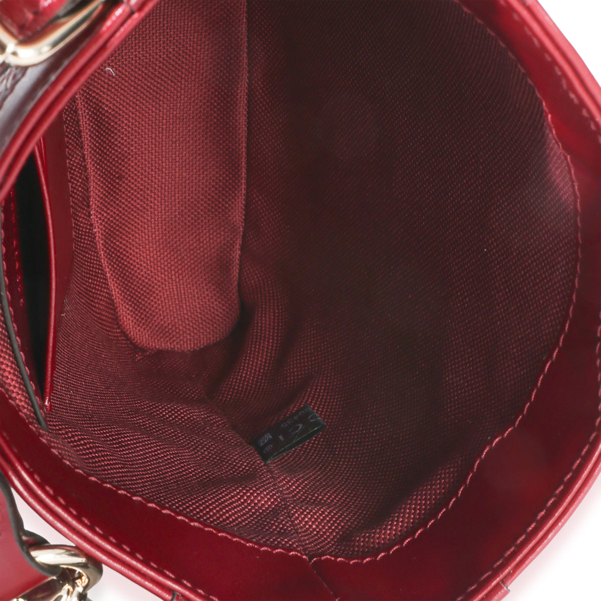 Red Multicolor Monogram Grained Calfskin Mini Shadow Bucket Bag