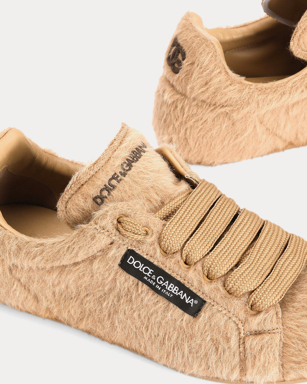 Portofino Soft Alpaca Beige Low Top Sneakers
