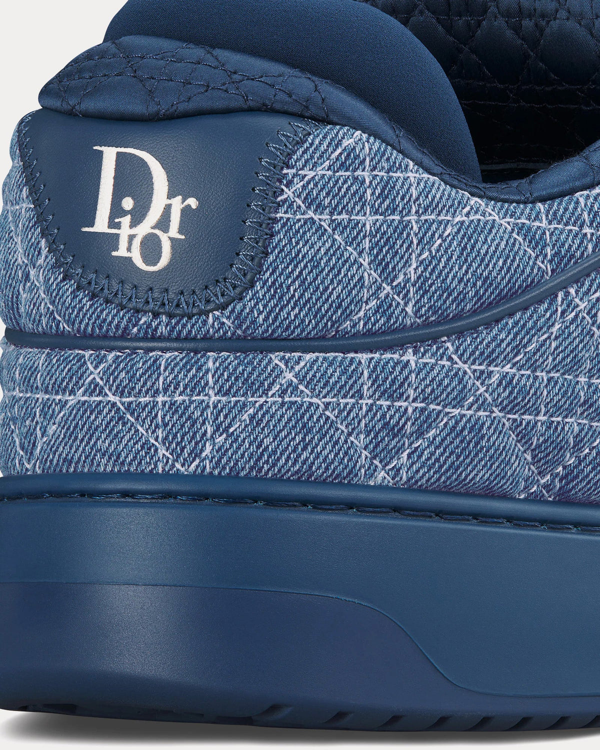 B9S Skater Limited And Numbered Edition Kumo Cannage Denim Blue Low Top Sneakers