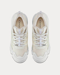 D-Connect White Low Top Sneakers