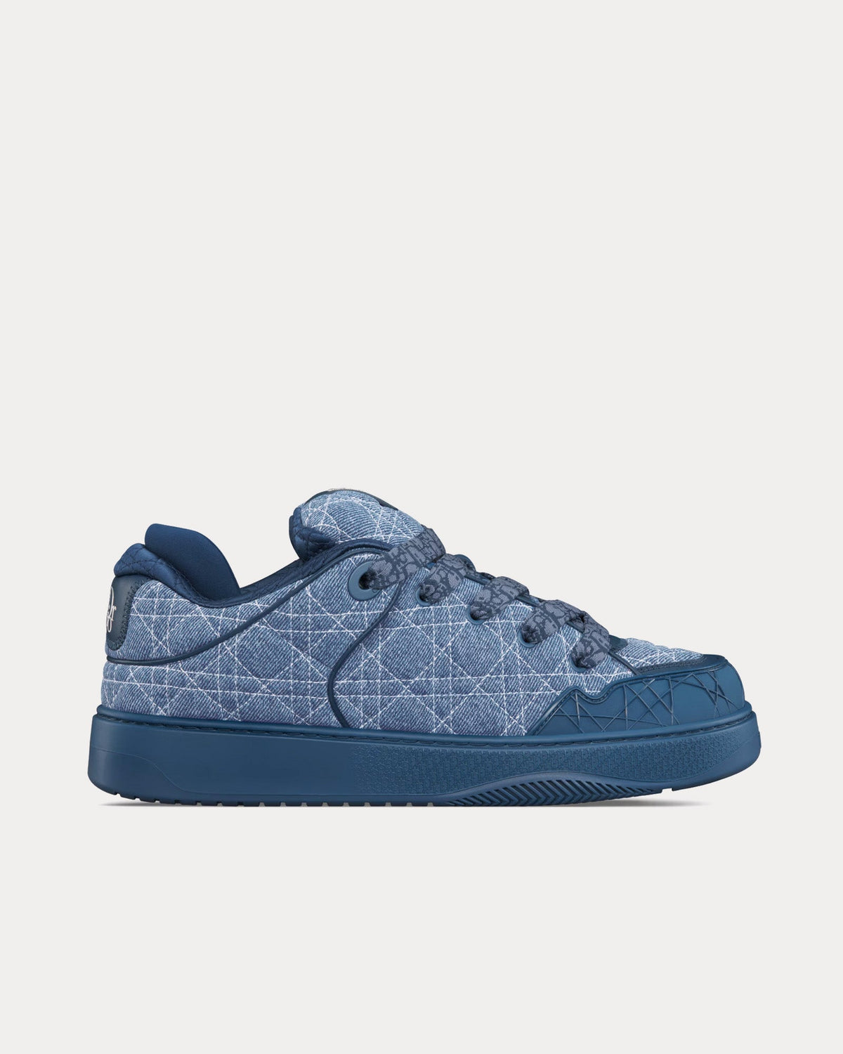 B9S Skater Limited And Numbered Edition Kumo Cannage Denim Blue Low Top Sneakers