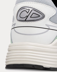 B30 Mesh & Technical Fabric Gray / Light Green / White / Black Low Top Sneakers