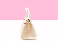 Neige Faubourg Birkin 20 White Matte Alligator Handbag