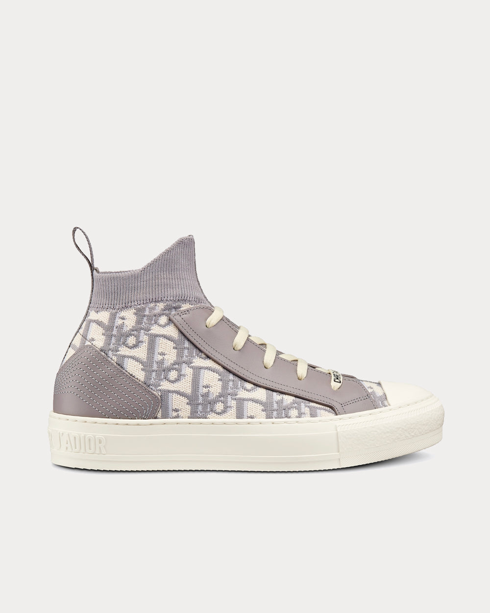 Walk'N'Dior Gray Dior Oblique Technical Mesh Low Top Sneakers