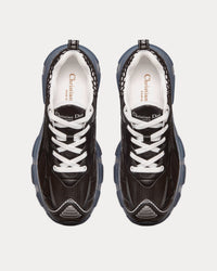 Vibe Black Technical Fabric, Mesh and Rubber Low Top Sneakers