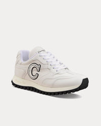 C'est Calfskin White Low Top Sneakers