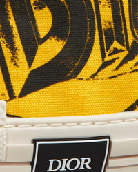 B23 Yellow Canvas with AsteroDior Signature High Top Sneakers