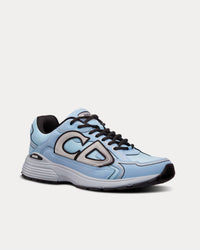B30 Mesh & Technical Fabric Blue Low Top Sneakers