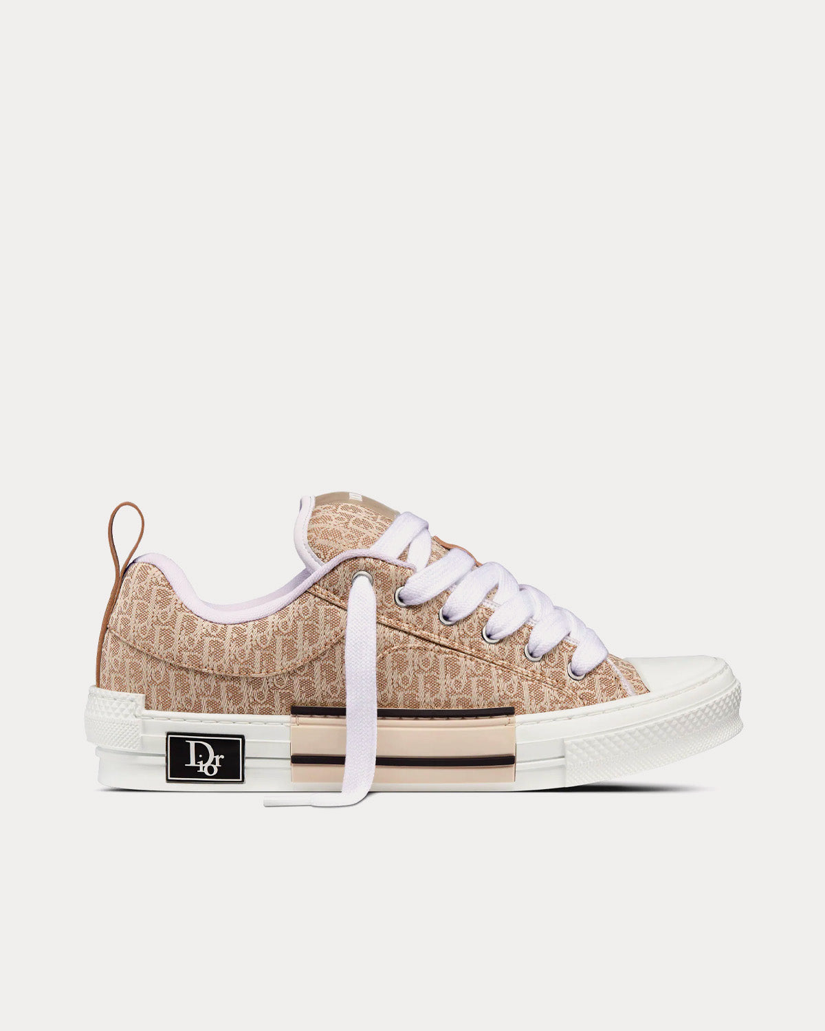 B23 Skater Beige Dior Oblique Jacquard Low Top Sneakers