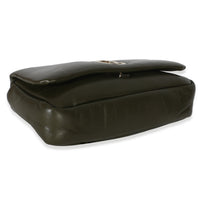 Green Lambskin Milano Small Top Handle Shoulder Bag