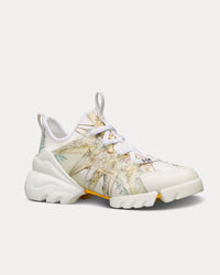 D-Connect Multicolor Technical Fabric with Rêve d'Infini Print Low Top Sneakers