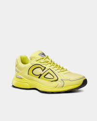 B30 Yellow Mesh and Technical Fabric Low Top Sneakers