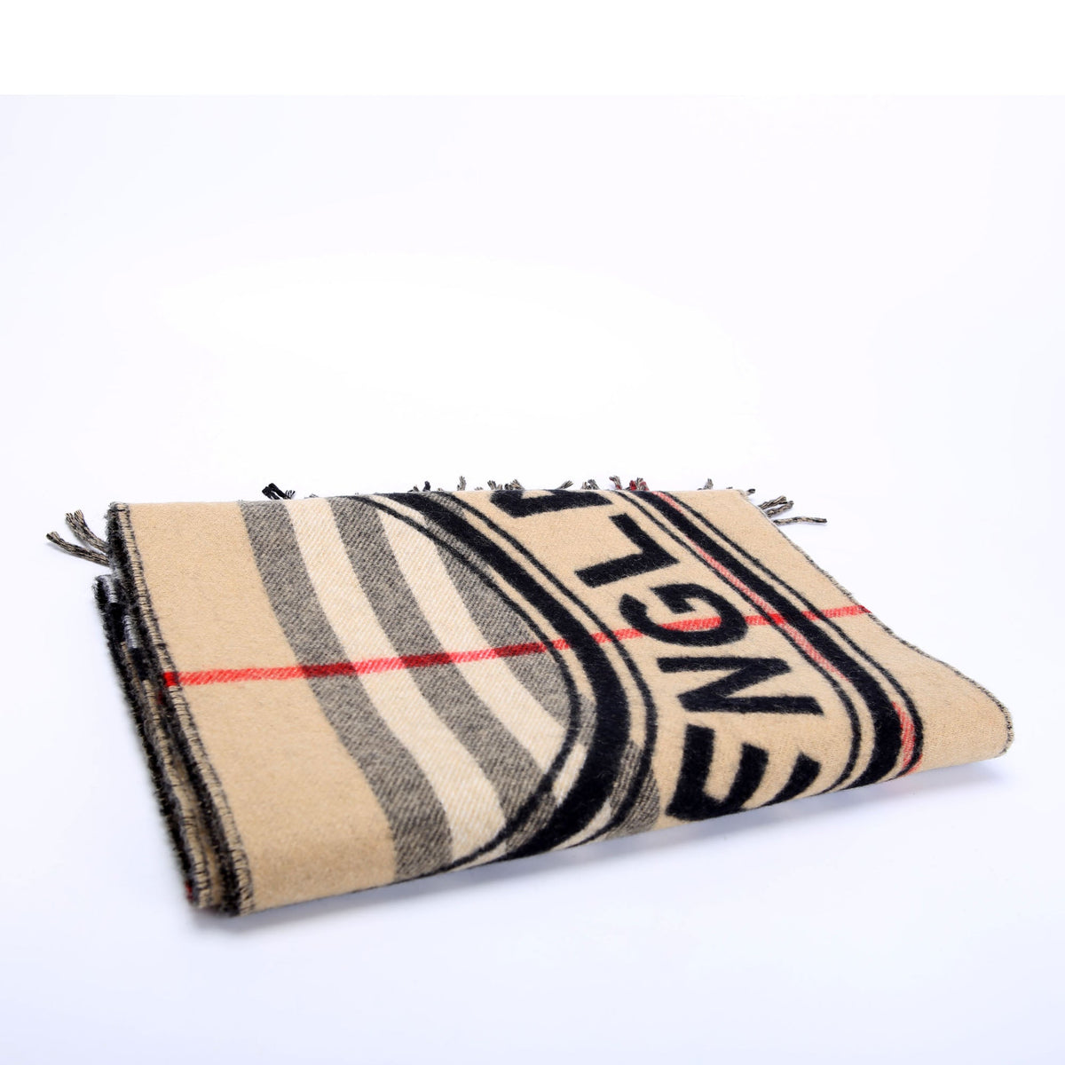 Montage Logo Cashmere Scarf