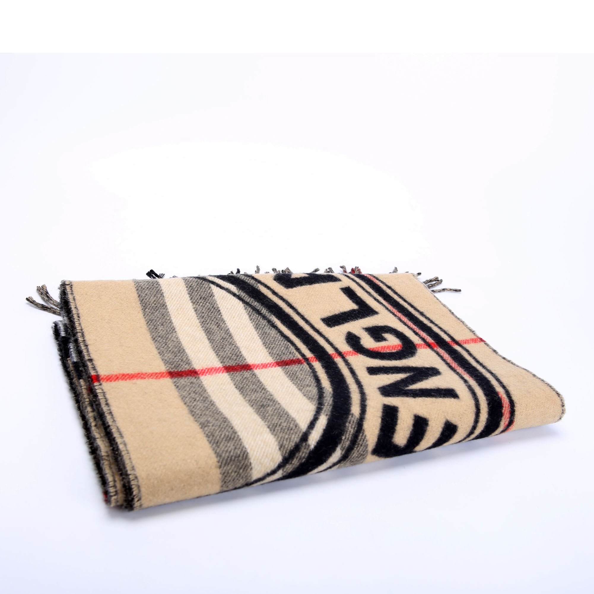 Montage Logo Cashmere Scarf